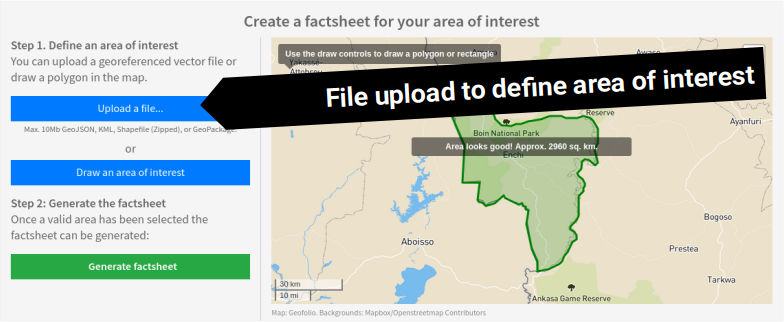 geofolio's tweet photo. Lots of Geofolio updates: File upload to define an area of interest, more landcover data from 1992-2000, upstream watersheds in the hydrology section, and Copernicus DEM is now the default DEM, with SRTM and Alos World also available! Try it at https://t.co/ZHsZRamj1u https://t.co/wWkDhcvkE1