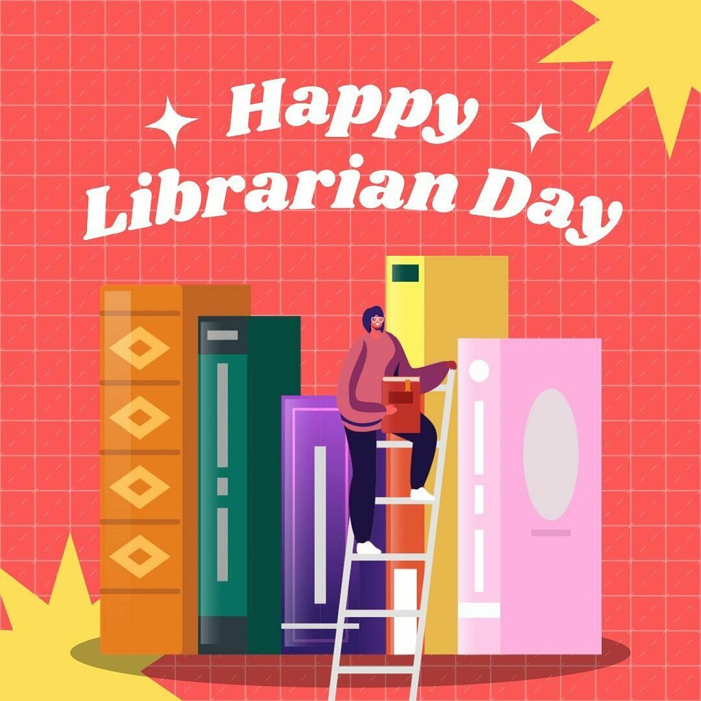 Happy Librarian Day to all my fellow librarians!! #librariansrock #librarylife #katylibrarians #wmjhpride instagr.am/p/Cb7rb26uQuJ/