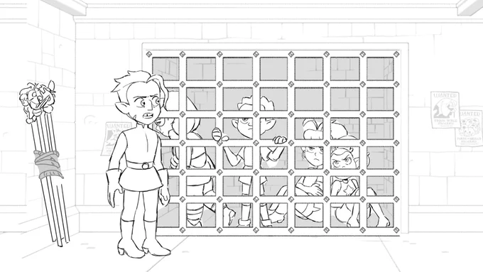 I also got to do the convo at the prison cell/outside with Darius. My poor bb boi is still in denial (4/8) #tohspoilers 