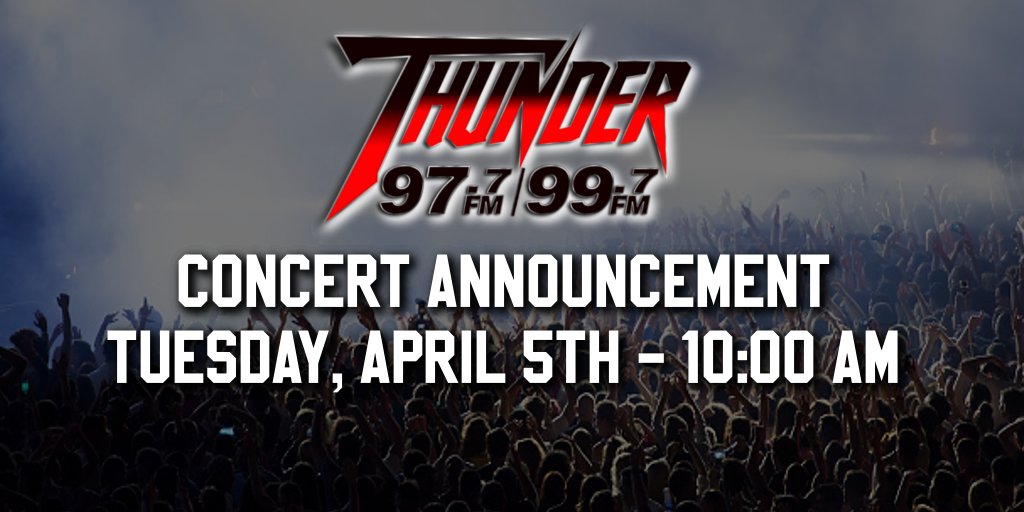 Thunder997rocks's tweet photo. This time tomorrow....you will know.....who...when...and where! https://t.co/wTs7d8U8t0