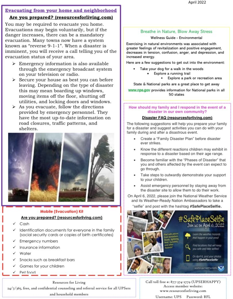 Check it out! 👀 Get your #DoseOfWellness in the month’s newsletter! Great information on #emergencypreparedness! 🆘 @CommCornerUPS <a href="/kndragonfly/">Kim Newton</a> <a href="/UPS_SMART_OH/">UPS_SMART_OccHealth</a>