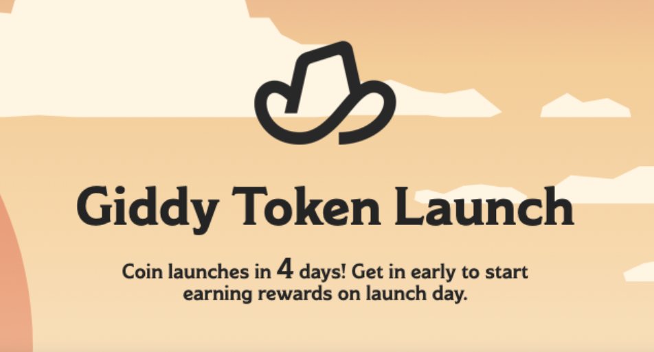 Gm.

Tokens begin streaming to users in 4 days.
Probably nothing.. 👀
coinlaunch.giddy.co