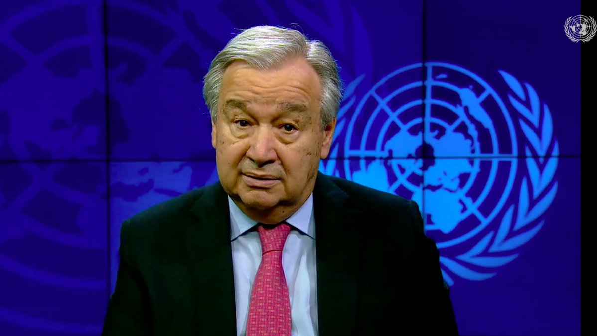 We are on a pathway to global warming of more than double the 1.5°C #ParisAgreement limit, <a href="/antonioguterres/">António Guterres</a> tells #IPCC #ClimateReport launch.
"We are already perilously close to tipping points that could lead to cascading and irreversible climate impacts."
#ClimateAction