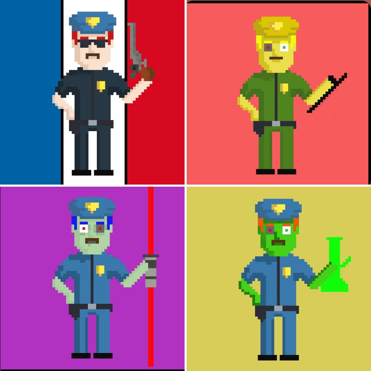 CryptoCop75's tweet photo. Hey twitter!

CryptoCop collection 👮‍♂️

We are trying to raise funds for an association for French police orphans.
It's an association I belong to, they helped me when I was young and I want to give them back.

RT please 🙏.

#NFT #police #NFTCommmunity
#association #help #cops https://t.co/v106fsjCMJ