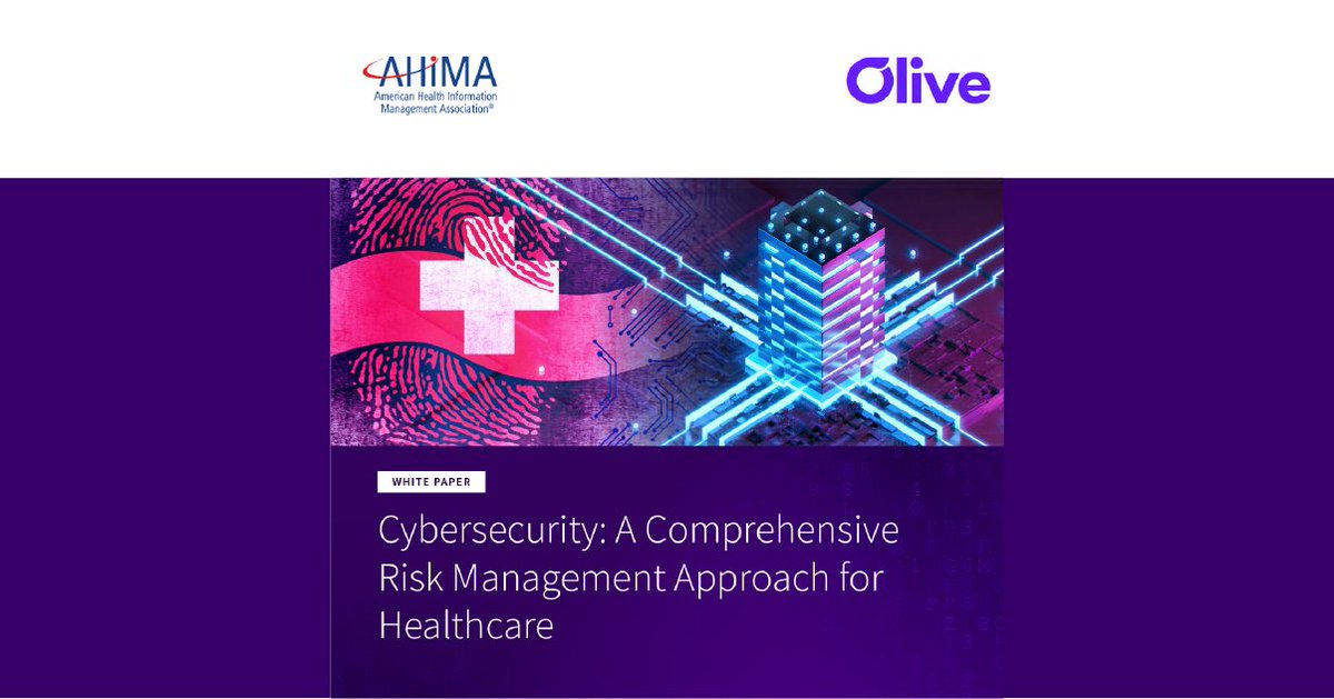 Health-ISAC’s Chief Security Officer, Errol Weiss, participated in an executive Dialogue, resulting in this #healthIT white paper provided by <a href="/oliveai__/">Olive</a> in collaboration with the American Health Information Management Association (<a href="/AHIMAresources/">AHIMA</a>) h-isac.org/cybersecurity-…