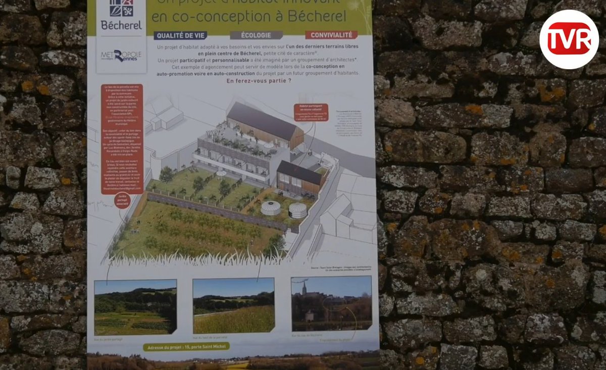 flolevillain's tweet photo. Un habitat participatif à #Bécherel, près de #Rennes ça vous tente ? 

Pour rappel, en 2019, avec @TEAM_BRETAGNE, nous avions imaginé ce projet dans ce contexte atypique, alors que la parcelle est l'une des dernières urbanisables du centre-bourg. 

▶️https://t.co/wI81SvVYhA https://t.co/mColw9fkqX