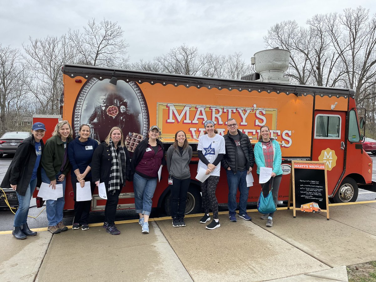 JohnMattingly23's tweet photo. Thank you to these INCREDIBLE ALL⭐️PTO volunteers for running a sweet @MartysWaffles truck treat waffle 🧇 to the deserving #TeamAdena Staff this AM! You all are so appreciated and we hope you enjoy everything coming your way this #TeacherAppreciationWeek‼️🤝💙🤗👊🏻 #WEareLakota https://t.co/aqxyia4TaM