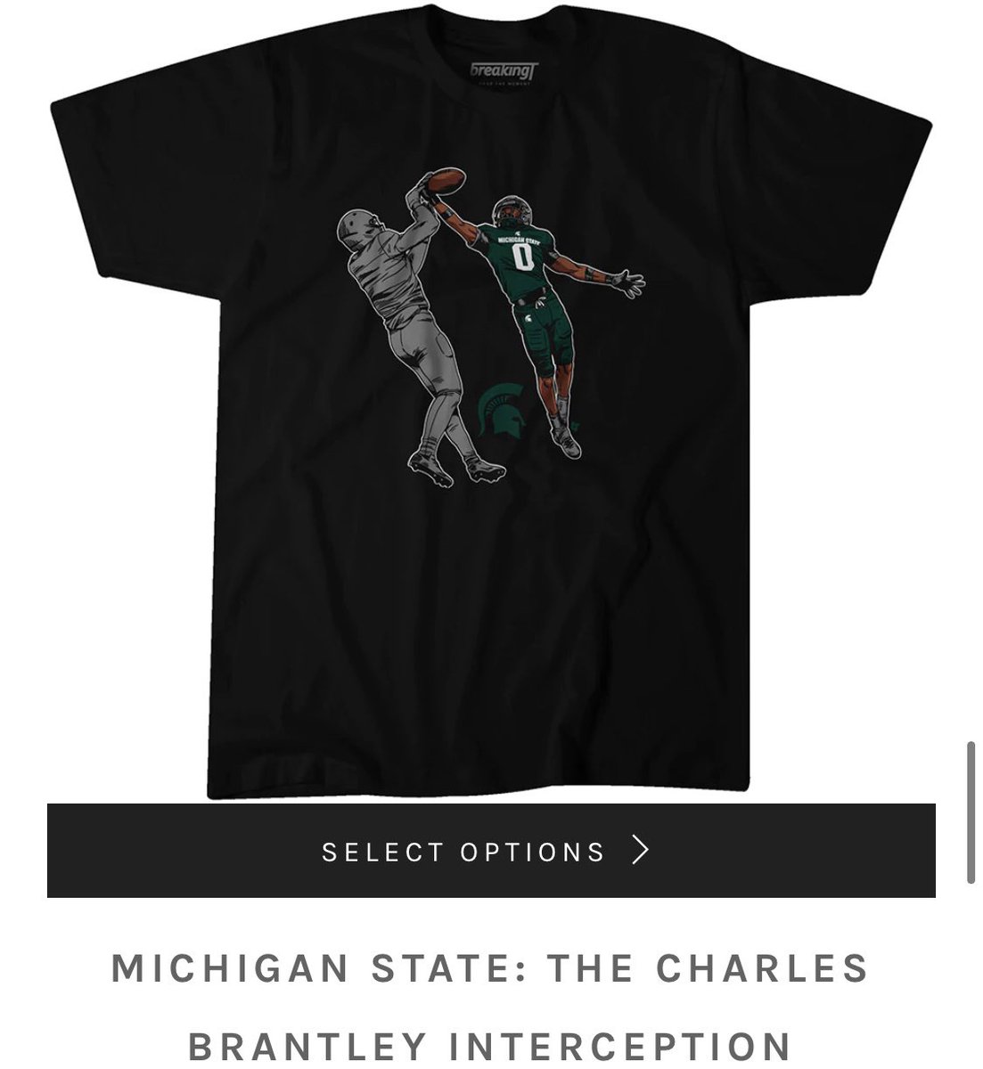 StandingRoomMSU's tweet photo. STANDING ROOM SPARTANS GIVEAWAY

Win 1 of 2 shirts from @BreakingT NIL licensed shirts of @cbrantley22 &amp; @JaydenReed5 

1 entry for a retweet
3 entries for a podcast review, leave handle in review or DM screenshot
*must be subscribed and following this account &amp; @spartanmartin18 https://t.co/lV5KpwZK6k