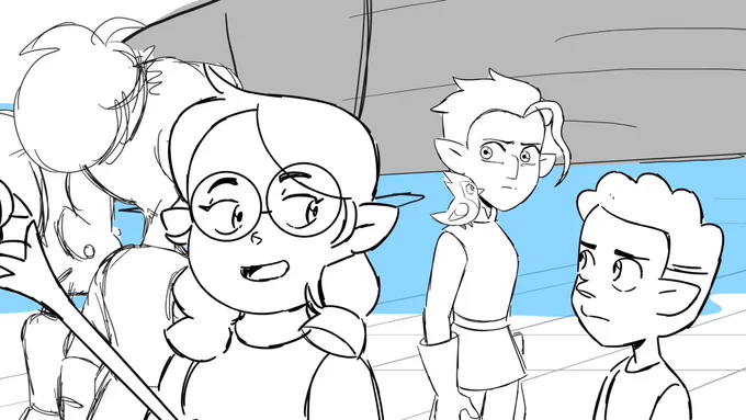And I HAD to add a lil' blush! Cuz who doesn't love a boy learning to have friends!! And I loved showing a softer side to Darius. I'm really proud of how this ep turned out and prolly the 1st time actually liking my drawings xD HOPE Y'ALL ENJOYED (8/8) #tohspoilers 