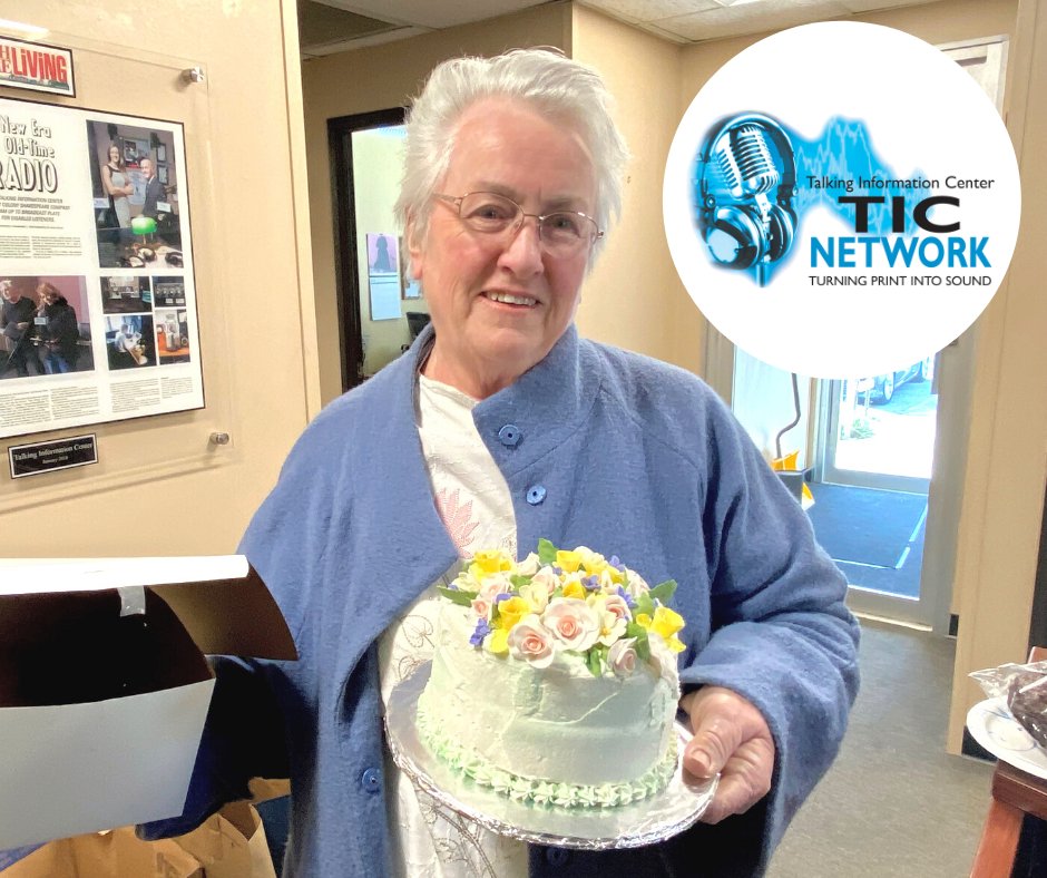 TICNetwork's tweet photo. Who say’s you can’t have dessert for breakfast?! Well, our talented volunteer, Mary says, “start with dessert first”!  Thank you for your service to TIC and our listeners- AND for the delicious treats, Mary! We appreciate you! 
#ticnetwork #nationalvolunteermonth #volunteer https://t.co/HhbF6nJQFD