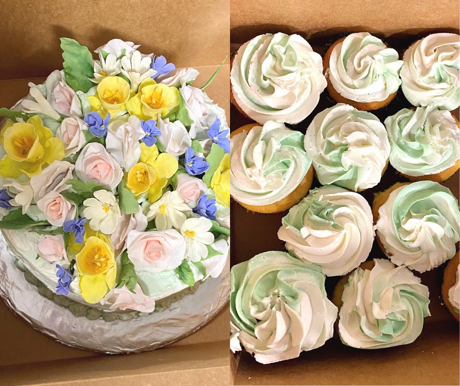 TICNetwork's tweet photo. Who say’s you can’t have dessert for breakfast?! Well, our talented volunteer, Mary says, “start with dessert first”!  Thank you for your service to TIC and our listeners- AND for the delicious treats, Mary! We appreciate you! 
#ticnetwork #nationalvolunteermonth #volunteer https://t.co/HhbF6nJQFD