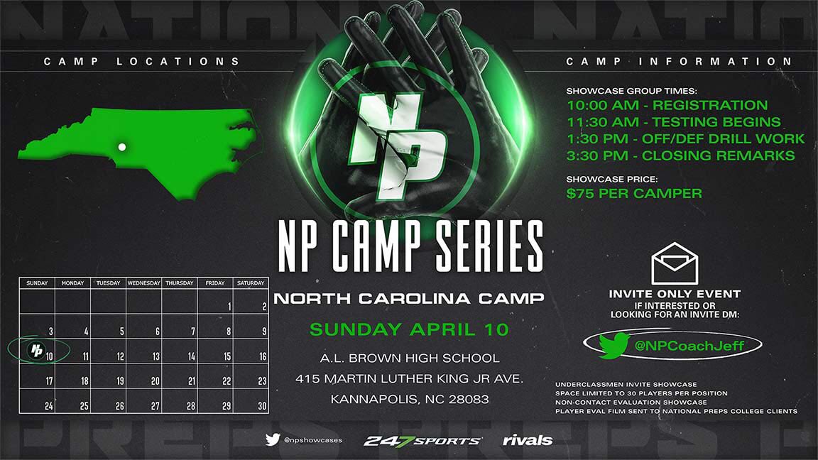 wspafootball's tweet photo. @AreionMatthews will be at @NPShowcases April 10 at A.L Brown HS @NPCoachJeff #weareprep @wspafootball #TE #WR #ATH #Football https://t.co/QAcYDaDePv