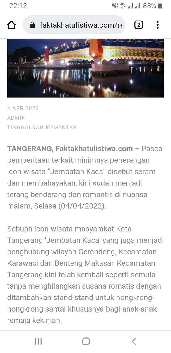 Indra70779625's tweet photo. https://t.co/lGShdzvq3b
#tangerang #destinasiwisata #jembatankaca #temaran #romatis https://t.co/P3Bsy4fo4T