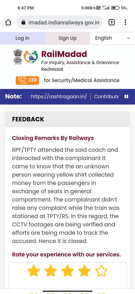 __LO_776's tweet photo. @RailwaySeva Iam happy for what you have done sir. Thanks for immediate response.
Please take immediate action on accused and officials involved.
@RailMinIndia 🙏💪🏻
@crpfindia 🙏💪🏻 https://t.co/vXM2LpJJ3b