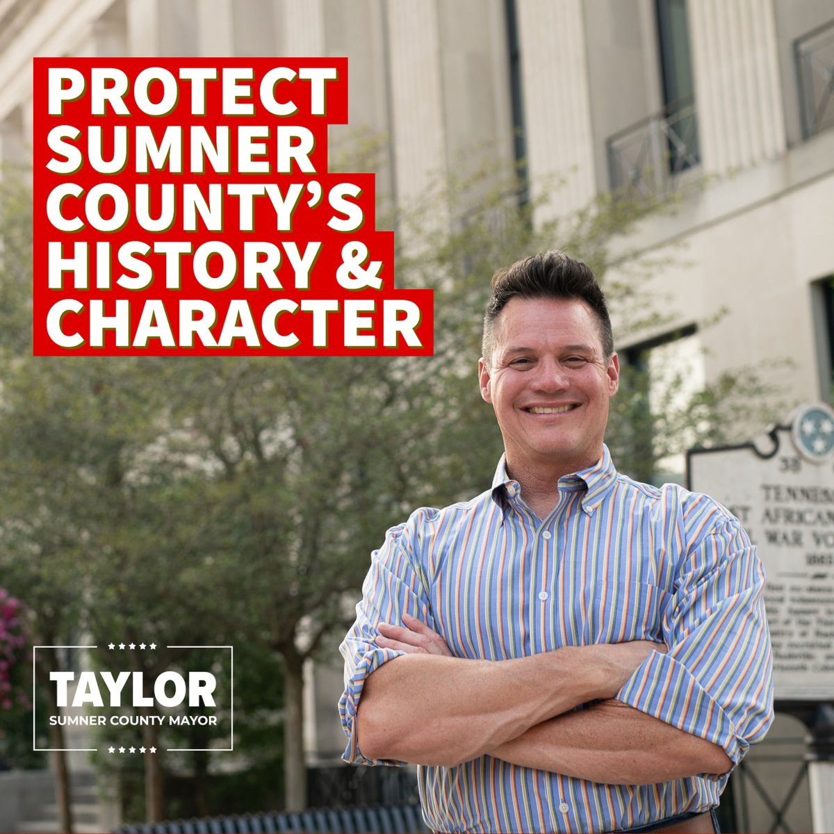 TaylorForSumner's tweet image. Growth needs to be handled responsibly. 

We need to preserve what has made Sumner County special - it’s character. Let’s take care of our infrastructure needs, make sure our children are in great schools, and that we have a fiscally sound county budget.