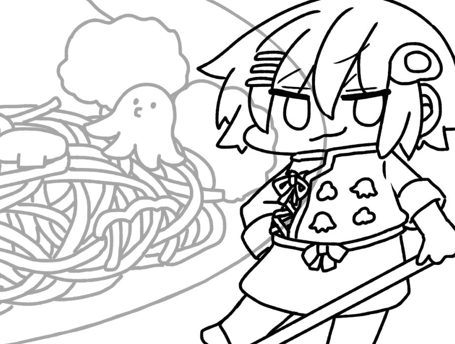 デフォルメ久々すぎてアカイト描くのに1時間かかってて本当に、無駄 