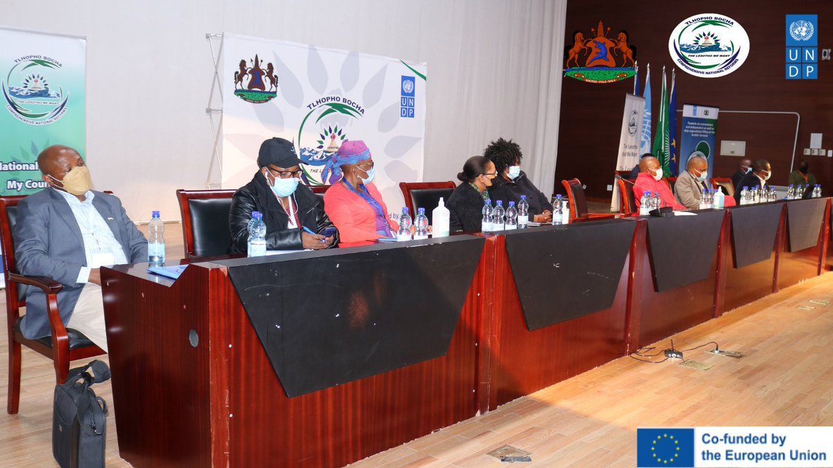 UNDPLesotho's tweet photo. National Ownership of the Lesotho #NationalReforms
The Forum is meant to garner national ownership, inclusivity and transparency by including representatives from @LcnLive, @LANFOD, @NewMisa_Lesotho, @LAT, @LENAFU, Youth & Women Organizations.
#TheLesothoWeWant #SDG16 https://t.co/2tWrVqbD4P