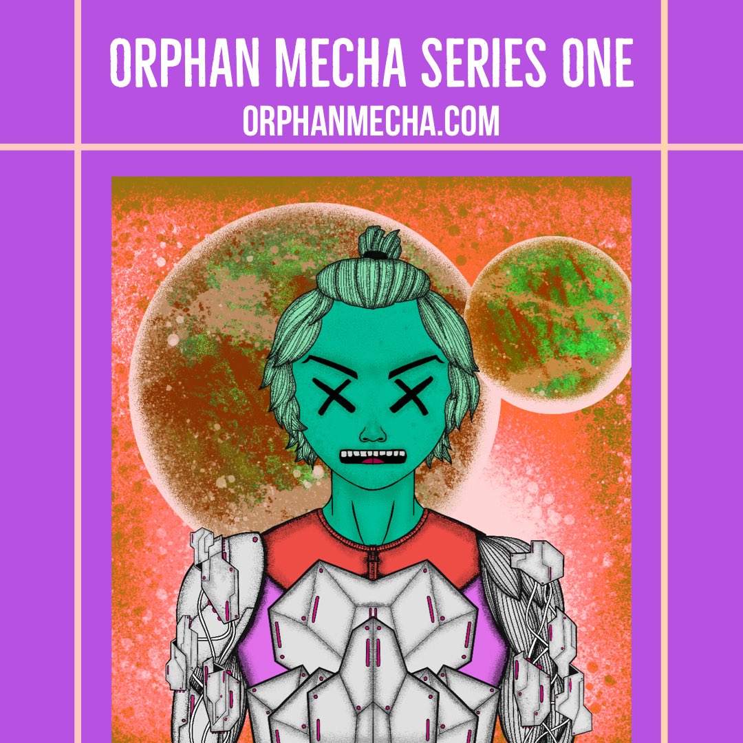 No. 403 orphanmecha.com #nftcollector #NFTs #NFTart #NFTCommunity #opensea #nft #illustration #digitalart #mangapfp #cryptoart #procreate