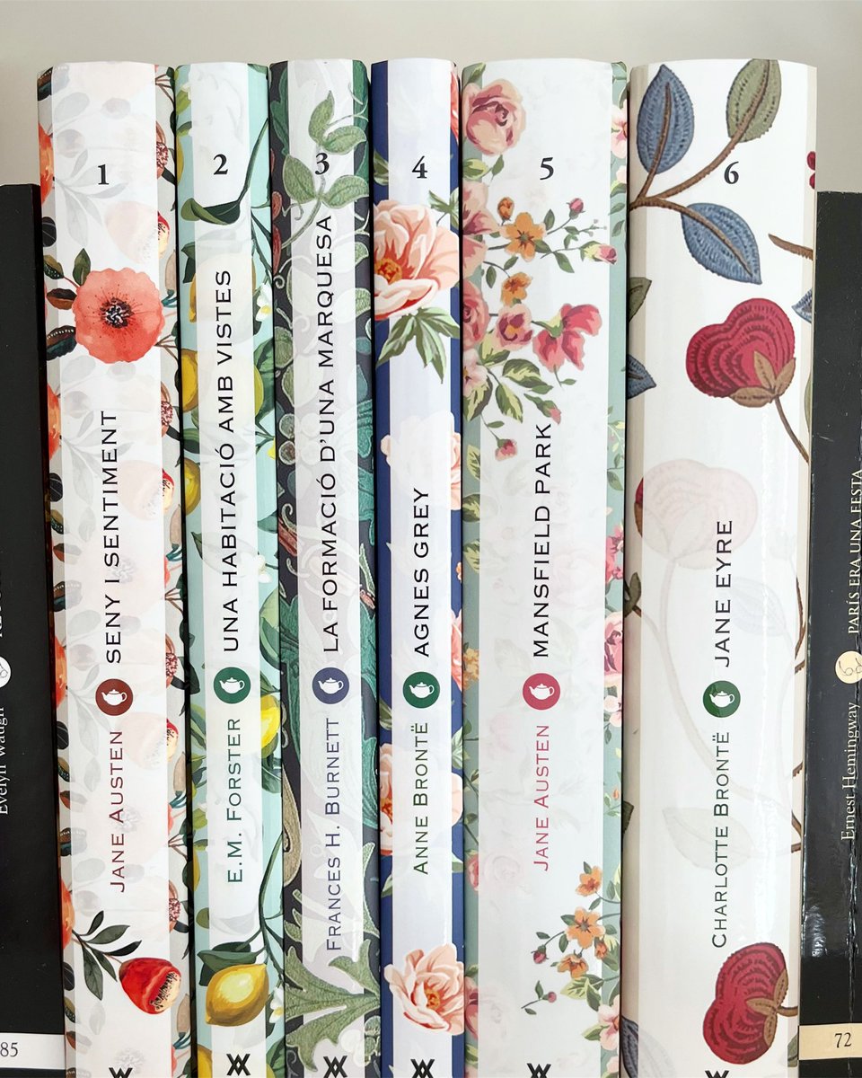Viena_Edicions's tweet photo. 💕💐🫖CLUB VICTÒRIA 🫖💐💕
1. “Seny i sentiment” 💐 Jane Austen
2. “Una habitació amb vistes” 🍋 E.M. Forster
3. “La formació d'una marquesa” 🌿 Frances Hodgson Burnett
4. “Agnes Grey” 🌸 Anne Brontë
5. “Mansfield Park” 🎀 Jane Austen
6. “Jane Eyre”🥀 Charlotte Brontë https://t.co/qVZacmH45E