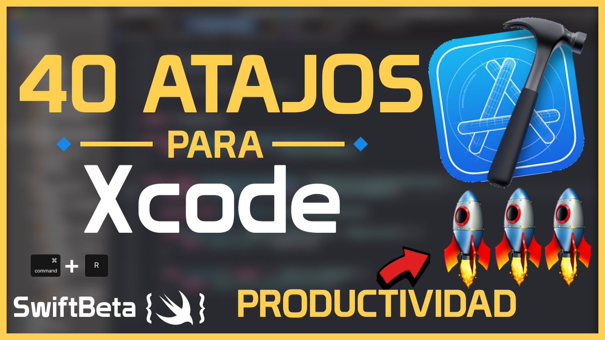SwiftBeta_'s tweet photo. 🆕 ¡Ya tenéis disponible el video de la semana!

💥 40 ATAJOS de XCODE para aumentar tu PRODUCTIVIDAD 🔝

▶️ https://t.co/GwM39twFHX

🙏 RT si quieres apoyar el canal y que siga creando este tipo de contenido

💬 Comenta si me he dejado algún atajo de XCODE

#iosdev https://t.co/0vUBMAulNe