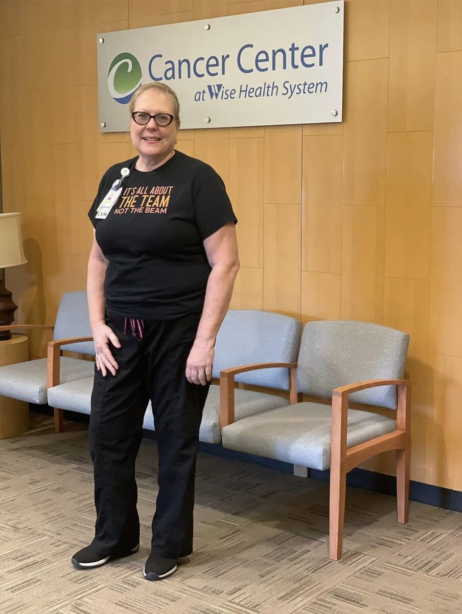 WiseHealthTX's tweet photo. Meet Our Staff at the Cancer Center at Wise Health System

Gina is our amazing Radiation Oncology LVN!
She goes above and beyond in serving our patients. Always striving for the best patient care. https://t.co/wiEHVeS4hn