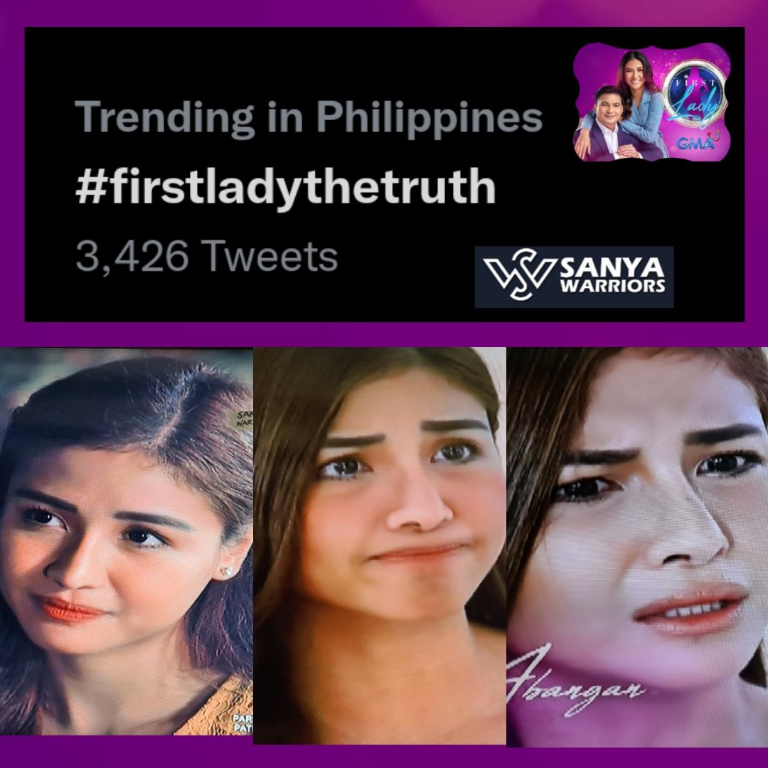 SanyaWarriors's tweet photo. Happy Monday! Happy 3.4k tweets! Abangan ang First Lady bukas, malalaman na ni Melody ang totoo.
#FirstLadyTheTruth @sanya_lopez
@Sparkle_GMA @gmanetwork @GMADrama @akosi_LA @JojoNones @MagnoPancho @maxinemedina @thou_ism @thia_thomalla https://t.co/v4xToLZILO