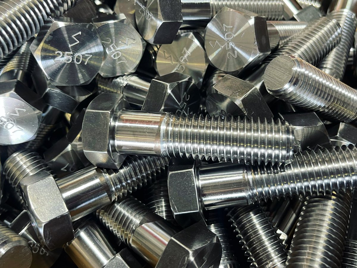 SpringBoltNut's tweet image. #duplex2507 #manufacturingmonday #fasteners #superduplex #customfasteners