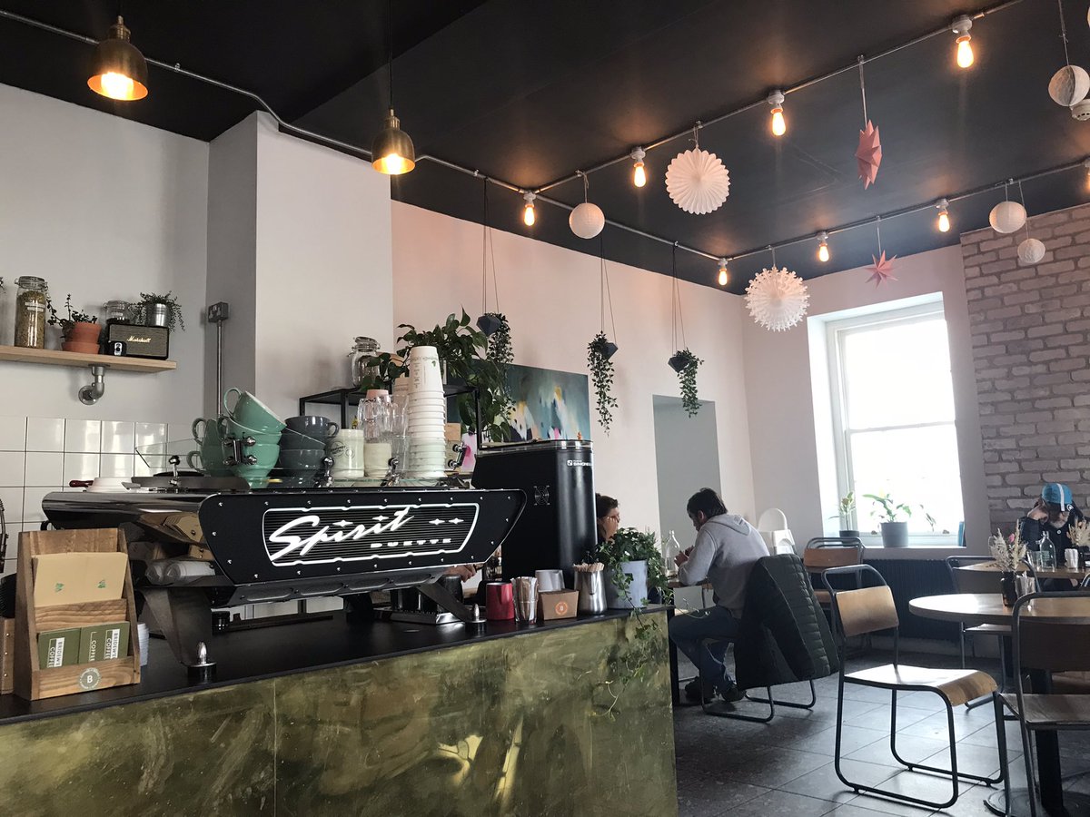 CoffeeBeanNI's tweet photo. Oh, we do like to be beside the ‘Dee-side!! #WHYBNI took a trip to Bridewell Coffee in Donaghadee this afternoon. Lovely, lovely spot ☕️ https://t.co/Ya3FVSheTX