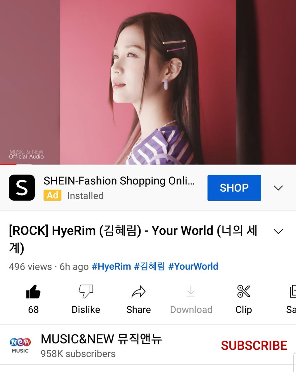 iiiistanqueens's tweet photo. Hyemongs! The official audio was also released on this channel!🙂🙂🙂 #kimhyerim #yourworld #hyerim https://t.co/FZdhoeOQKO