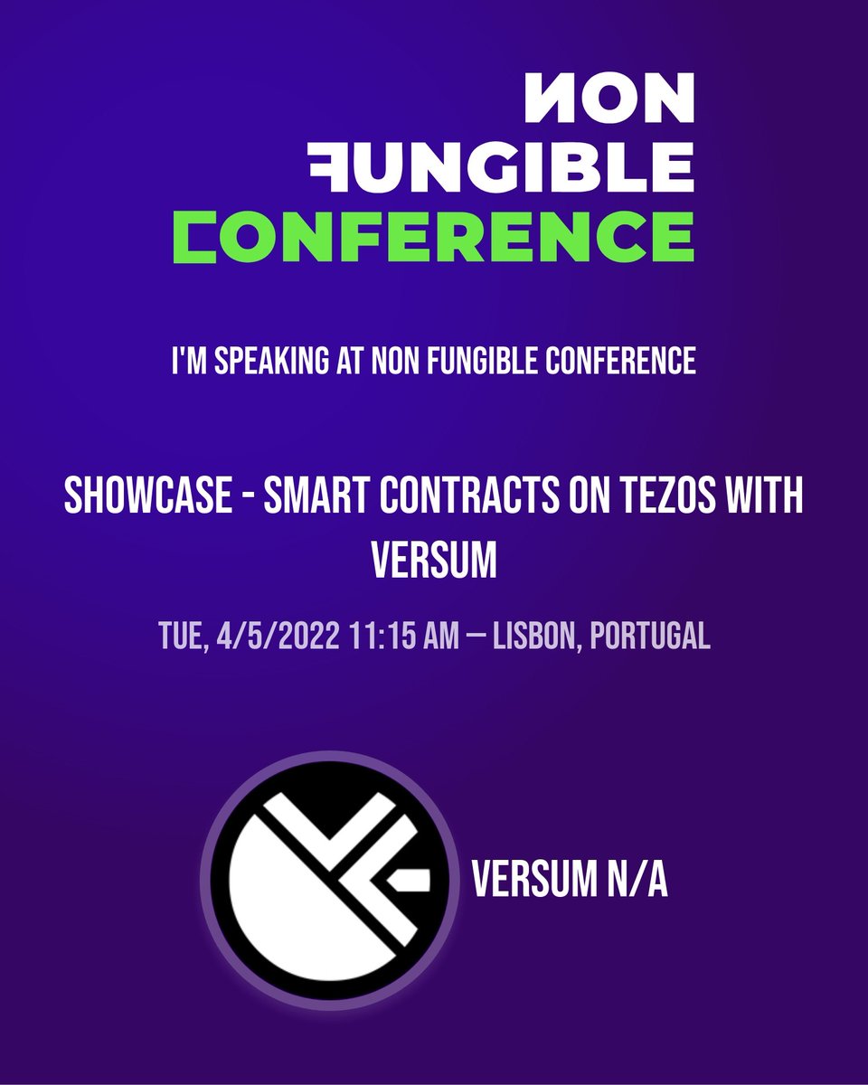 versumofficial's tweet photo. Join @andrevenancio and @Veqtor tomorrow at @NFCsummit on Lisbon, we have stickers! 💫 https://t.co/YopOSej0kT