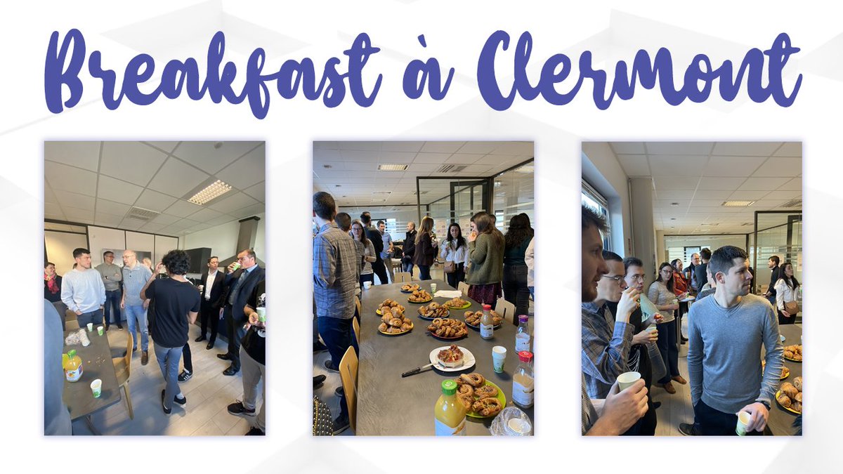 fidroit's tweet image. [BreakFast 🥐] Comme tous les premiers lundis du mois, le groupe Harvest rassemble ses équipes autour d&apos;un petit-déjeuner🙂

Ce matin, les équipes Fidroit ont pu se rendre dans les locaux d&apos;@HarvestGroupe pour la première fois👍🏼

#fidroit #harvest #quantalys #breakfast @Quantalys