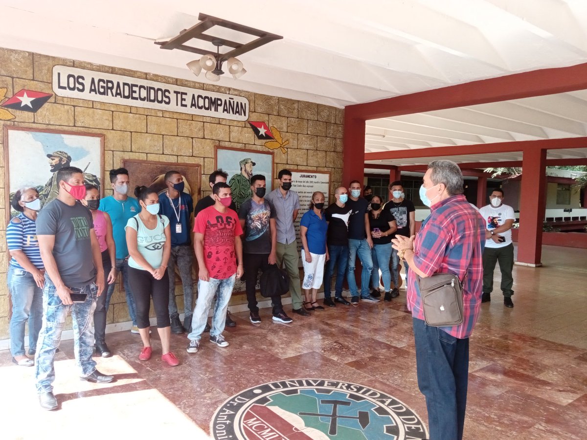 ReinierMoa's tweet photo. Nos sorprende la sesión sindical de vicerrectoría primera @UniversidadMoa con un asalto ,como parte de las actividades por el 60 aniversario de la UJC
 #VamosConTodo #ujc60años #UJCdeCuba #UJC
@columbie2019 @yurisley_valdes @aylinalvarezG @YailinRamos6 @Pedrito_de_Cuba https://t.co/PrPrch9x6B