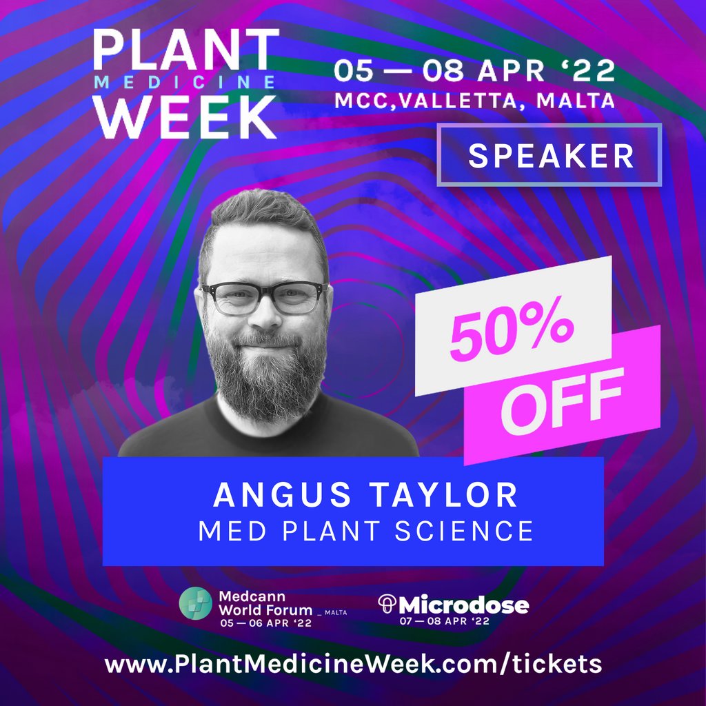 medplantscience's tweet photo. I’ll be speaking at #PlantMedicineWeek by @MicrodoseHQ Join the #medical cannabis and #psychedelics industries at Plant Medicine Week with case-studies presentations, discussions, Q&amp;A sessions, and exhibitions.

Take advantage of my promo code MEDPLANT50 

https://t.co/2AtAnOXmvY https://t.co/524qmUjhFE