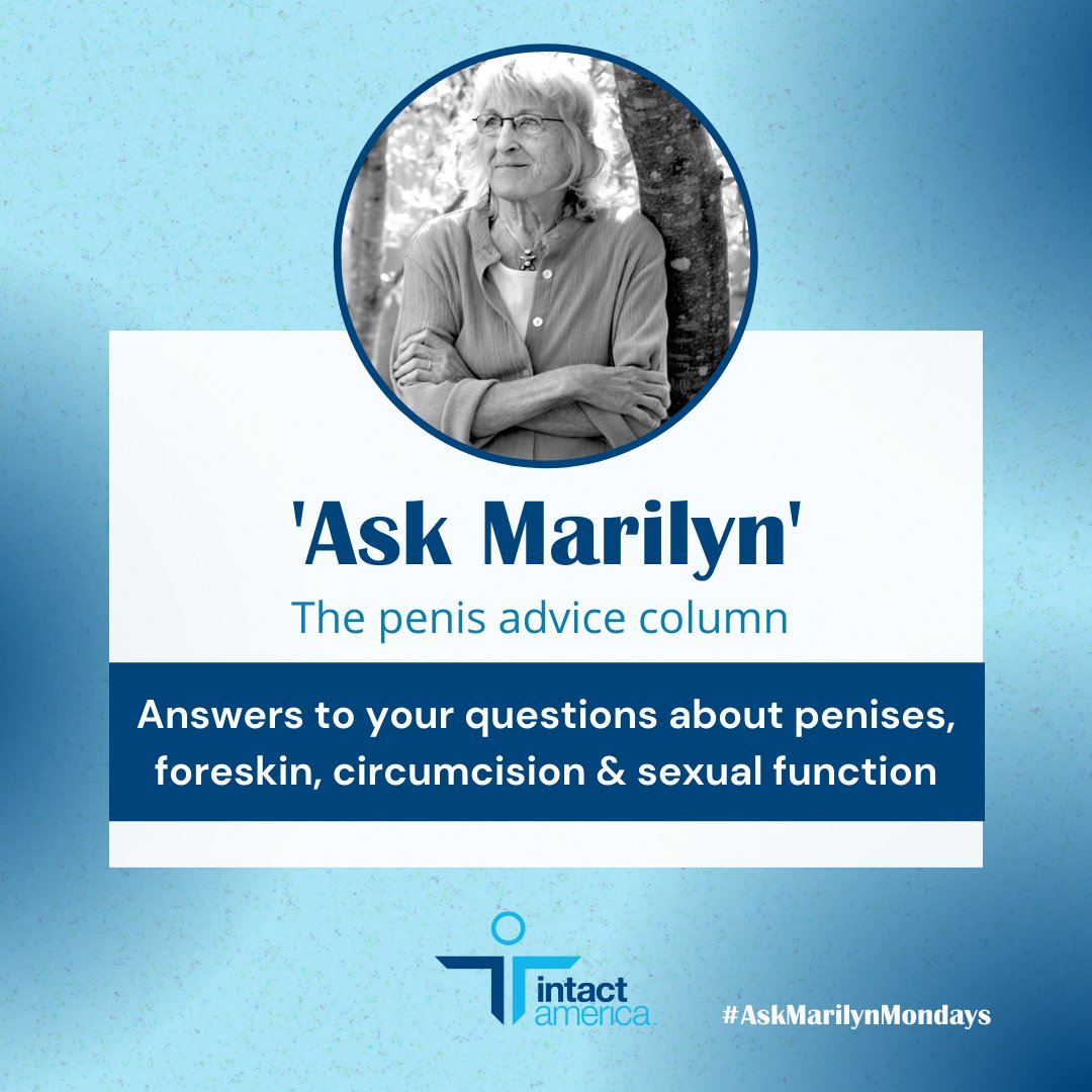 intactamerica's tweet photo. This week, Marilyn Milos, RN, debunks another #circumcision myth. Circumcision is a bigger risk than penile cancer, which is most closely associated with genital hygiene and HPV infection. #askmarilynmondays #doctorsarewrong https://t.co/pXMhMdc5QR https://t.co/QzvUVOka3p