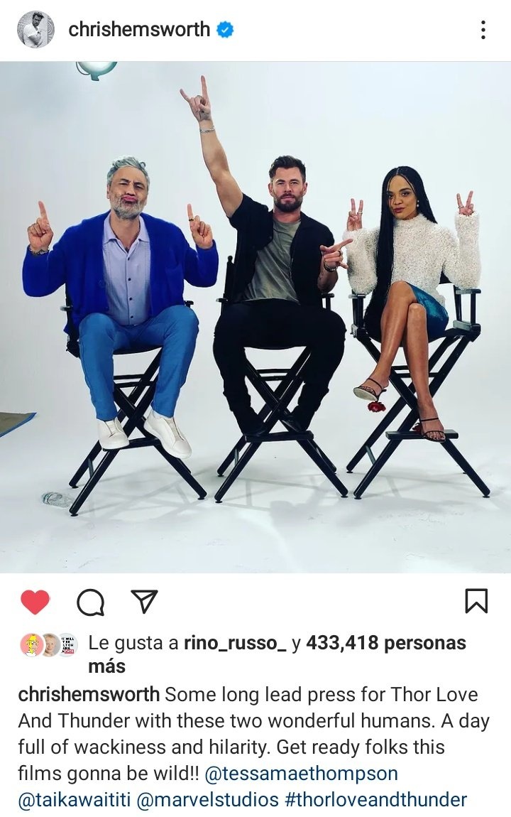 Poneos el cinturón de seguridad, que viene #ThorLoveAndThunder!