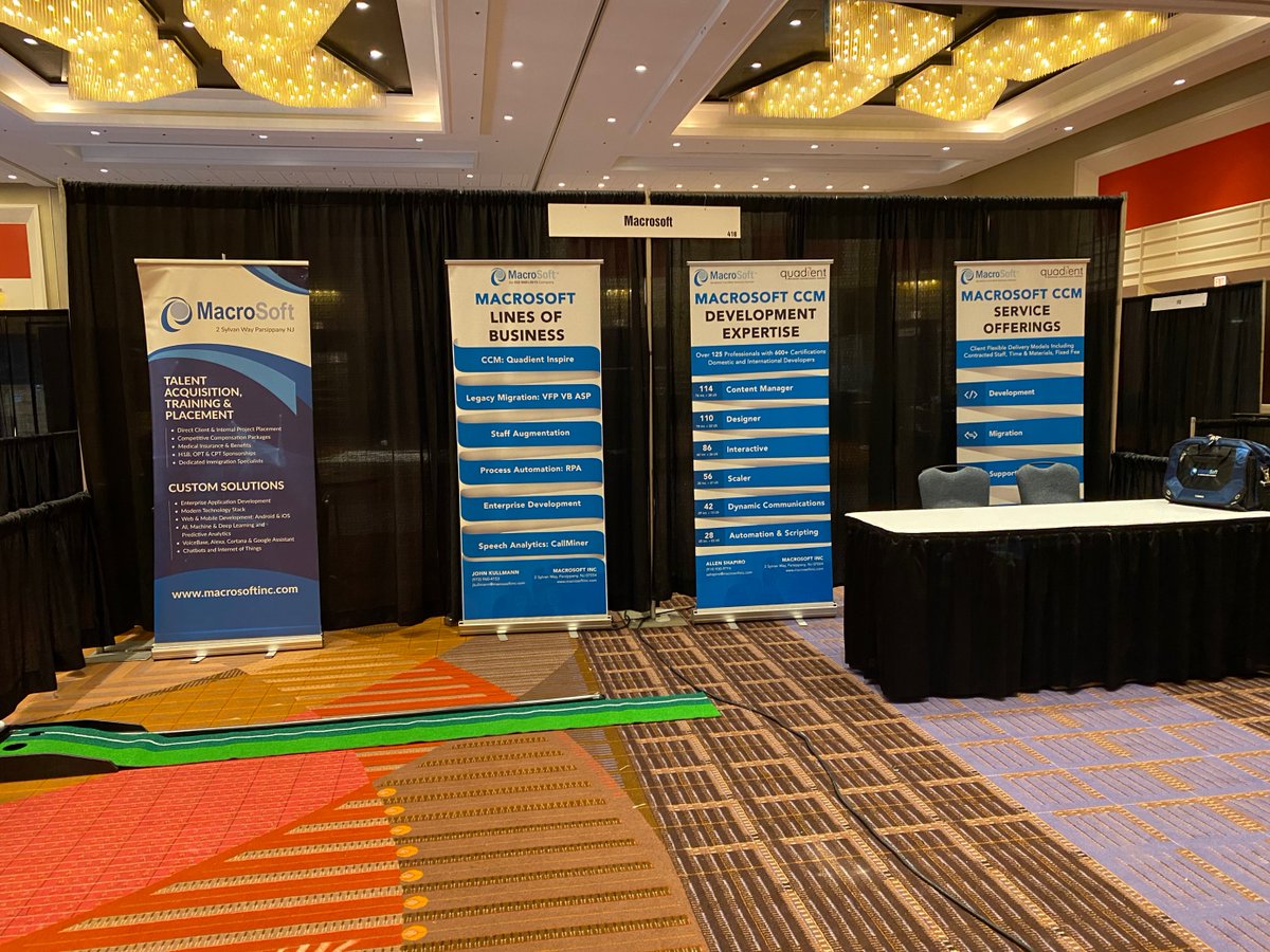 Innovatix_Inc's tweet image. #Macrosoft at #DSF22Chicago 
We are all set up. Stop on by #booth #418