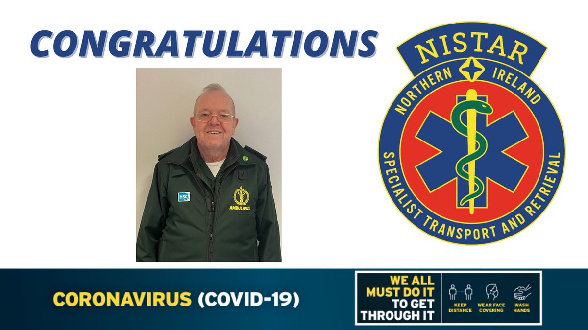 NISTAR_HSC's tweet photo. Congratulations to @NISTAR_HSC  Ambulance Care Attendant Eugene Fox (Foxy) who has won the Peoples Choice Award at the @NIAS999 staff recognition awards. Foxy was recognised for going above and beyond every day. https://t.co/LSbWxwh4Rg