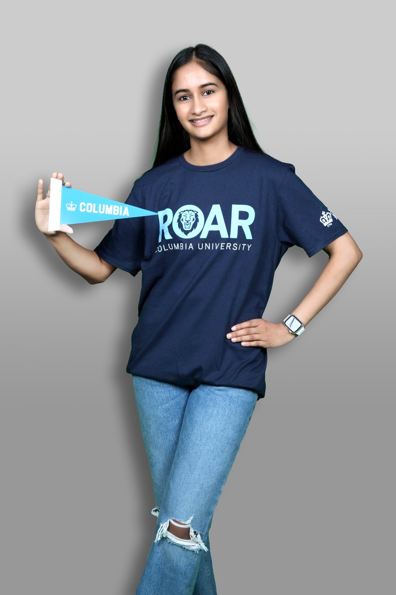 GitikaGorthi's tweet photo. From a likely letter to an official acceptance, I am so excited to attend @Columbia University in The Fu Foundation School of Engineering and Applied Science as a Davis Scholar this fall in the City of New York… #Roar2026 💙🤍🦁! https://t.co/TmSGWeh3Os