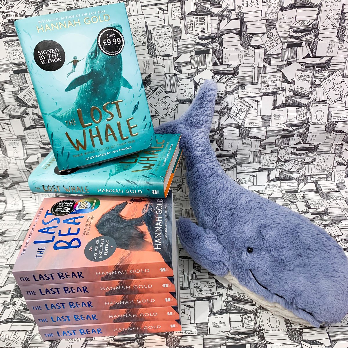 The Lost Whale by Hannah Gold 🐋… the brand new book from the author of the Waterstones Children’s Book Prize Overall Winner 2022, The Last Bear! 🐻‍❄️⁣
⁣
#bibliophile #hannahgold #thelastbear #thelostwhale #WCBP22 #waterstones #booktwt