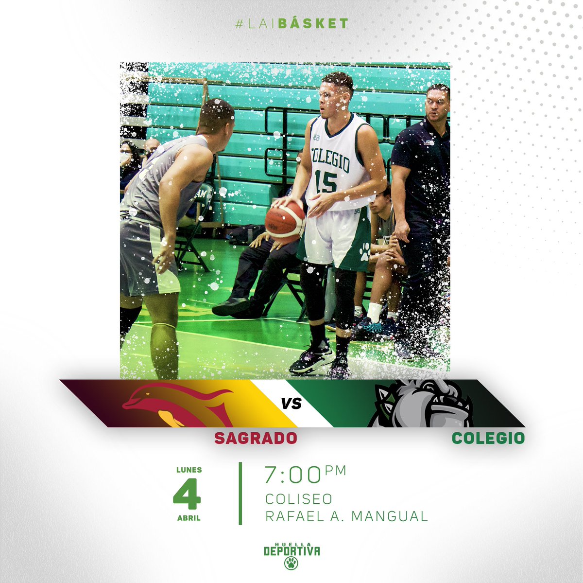 DeportivaHuella's tweet photo. ¡A la ruta ganadora nuevamente! 🐶

Los Tarzanes de la @uprm jugarán su último partido local de la serie regular del #LAIBásket 🏀 cuando los Delfines del @sagradoedu 

¡Colegial, apoya a tus Tarzanes! 🗣 https://t.co/XbqTEnKgjC