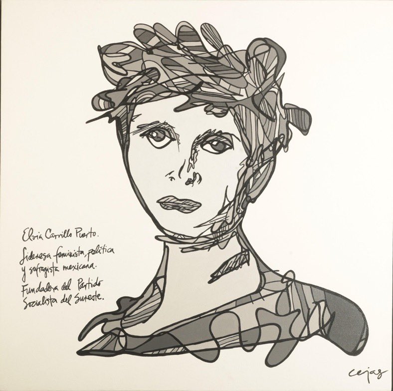 GracielaBaez's tweet image. En 1923, Elvia Carrillo Puerto fue votada como primera diputada local x Yucatán, abriendo brecha a las mujeres en la política. #PionerasMexicanas Visita la exposición en el Portal Ciudadano de la @Mx_Diputados portalciudadano.diputados.gob.mx/espacio-cultur… Da click en “exposiciones”.