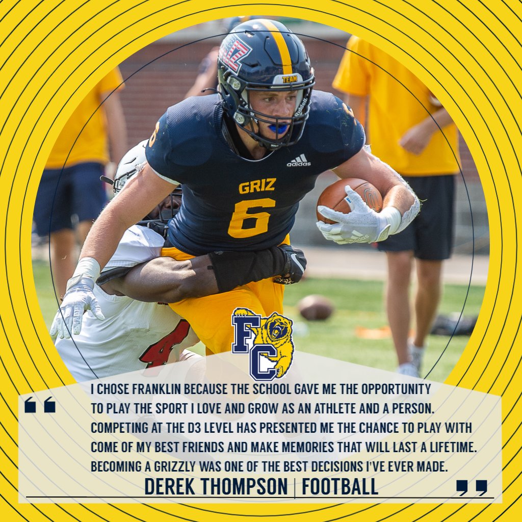 We're excited for the start of #D3Week and all week long, we will be featuring athletes from all of our programs and their reasons for #whyD3 and #WhyFC.

First up, members of <a href="/FCGrizHoops/">Franklin College MBB</a>, @FCGrizWBall, <a href="/FCGrizVball/">Franklin College Volleyball</a> and <a href="/FCGrizFootball/">Franklin College Football</a>!

#TeamGriz