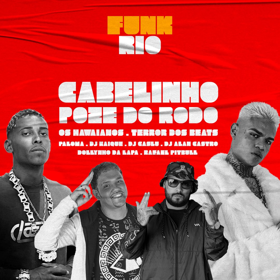 festafunkrio's tweet photo. Elenco completo, o verdadeiro baile funk está de volta. 
🎟 E aí, já garantiu seu ingresso? 
Compre pelo link ⤵️
https://t.co/xK74hncvoE https://t.co/p0U5z1qBci