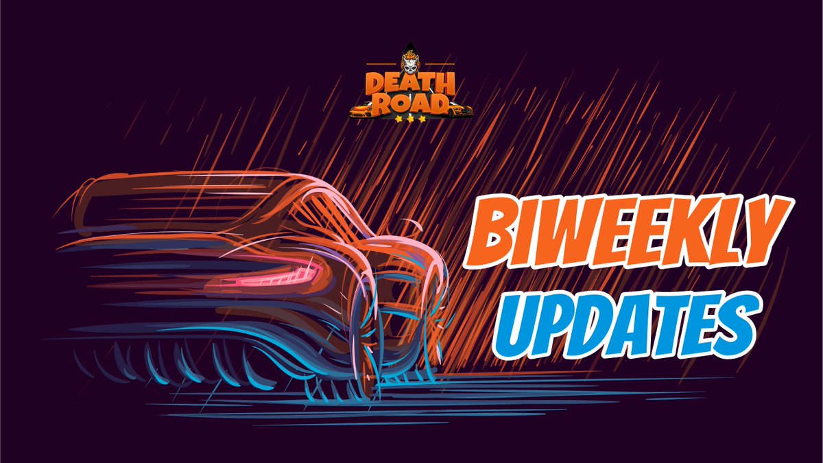 DeathRoad_io's tweet image. 🔥DEATHROAD BI-WEEKLY UPDATES #14-15🔥

Good Monday, racers!

1️⃣ Gameplay UI teaser for DeathSky
2️⃣ Gameplay testing
3️⃣ Add BUSD for payment in marketplace
4️⃣ Weekly community contests

 🎓Always striving to do better. #biweeklyupdates $DRACE #playtoearn #racetoearn 🚀🚀🚀