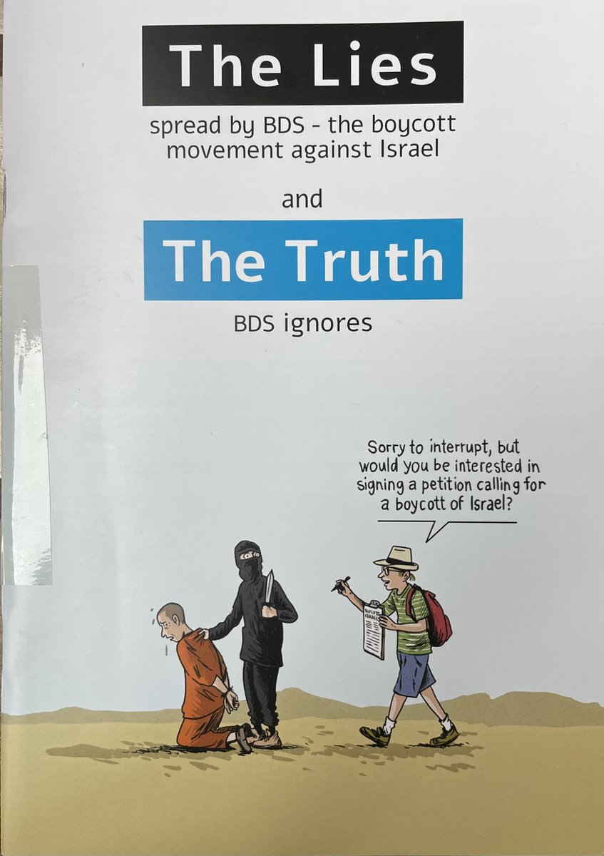 magela00's tweet photo. Blatantly racist and Islamophobic material being distributed at an approved stand outside @EdinburghUni Main Library today https://t.co/ThLRMSwPJt