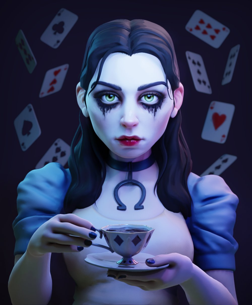 Alice Madness Returns Playing Card Prints 