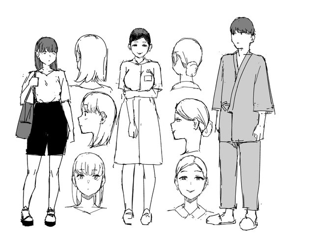 次のキャラデザ 