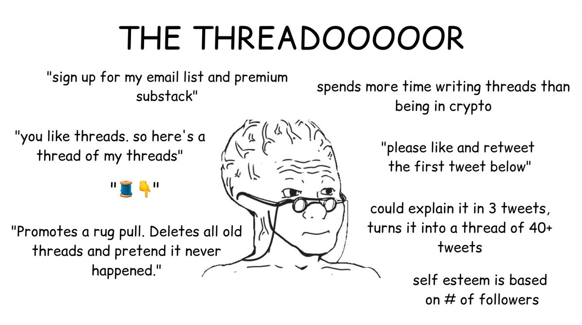 Apologies for the Flooding of ThreadooorsThere might be a bunch of new threadoors inspired by me. I made this meme to roast us.