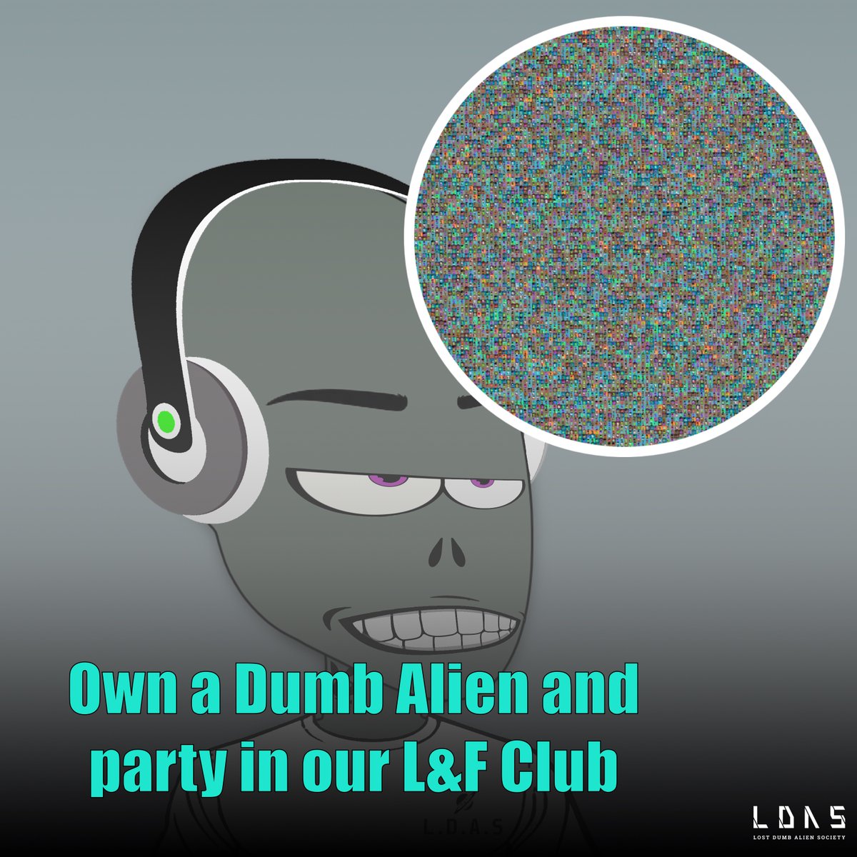 One of our exclusive features will be a Club that all Dumb Aliens can socialise, drink and show off their alien.

#NFTdrop #cryptoart #Ethereum #blockchain