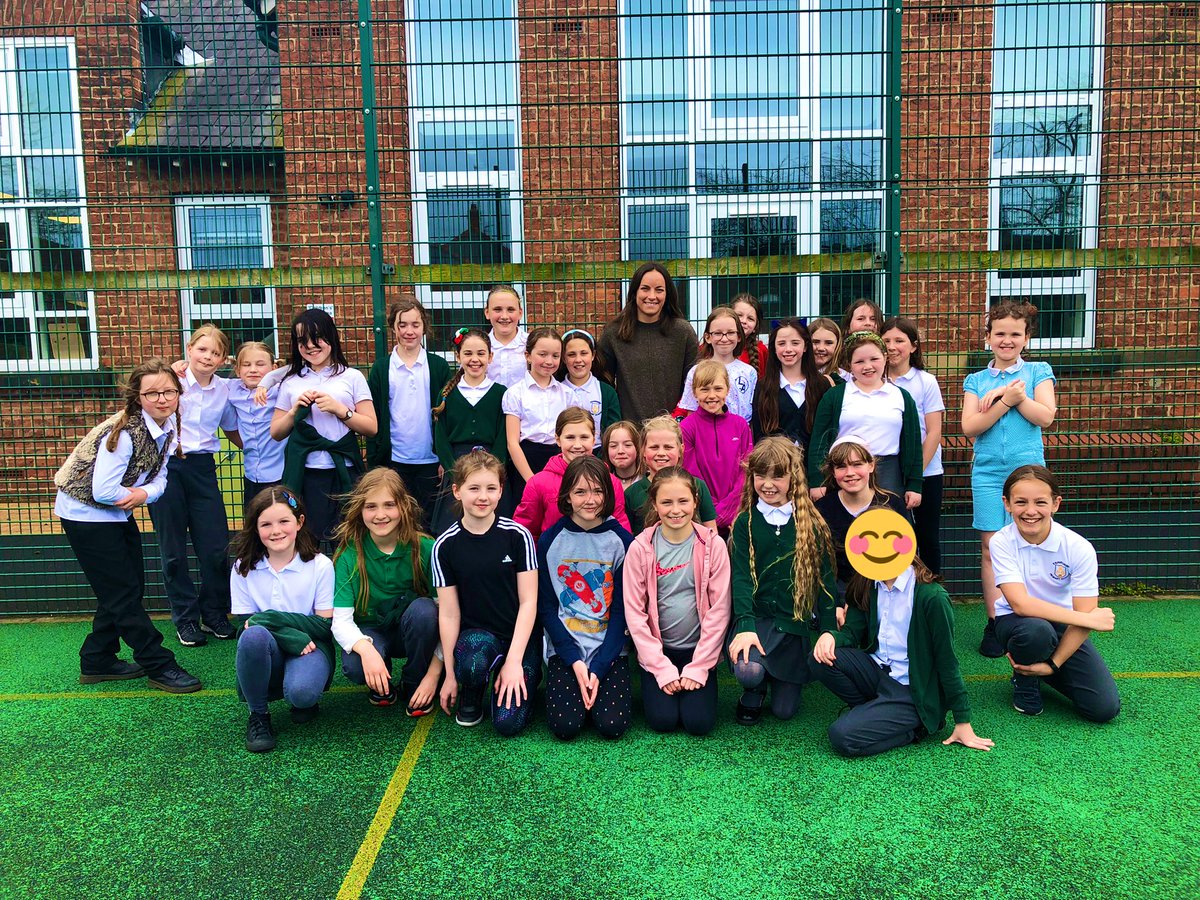 KPSFeed's tweet photo. It was an honour to have local international footballer @lucystan37 visit KPS today. Despite not going to school here, she came to inspire all our pupils. The girl footballers also got the chance to show Lucy their skills and ask her some questions #HighExpectations #Aspirational https://t.co/TzWZPqn0e2